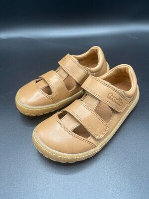 Froddo |Sandale Klett | cognac Froddo Sandale Klett Cognac geschlossene Kinder-Barfußsandale aus Leder