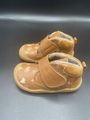 bLifestyle | babyRACCOON | Lauflernschuh aus Bioleder & Merinovlies | haselnuss bLIFESTYLE babyRACCOON Haselnuss warme Lauflernschuhe Kinder aus Bioleder mit Merinovlies