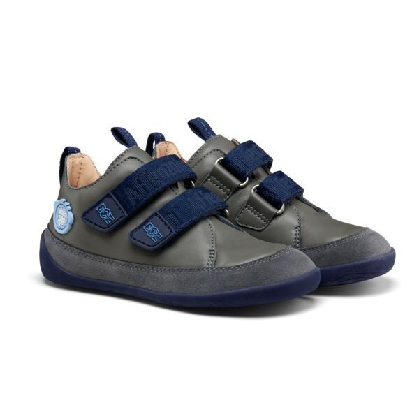 Affenzahn | Barfußschuhe | Leder Buddy Affenzahn Buddy Bär Leder Barfußschuhe Kinder mit Klett für Kita Alltag und Spielplatz