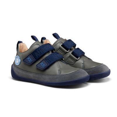 Affenzahn | Barfußschuhe | Leder Buddy Affenzahn Buddy Bär Leder Barfußschuhe Kinder mit Klett für Kita Alltag und Spielplatz