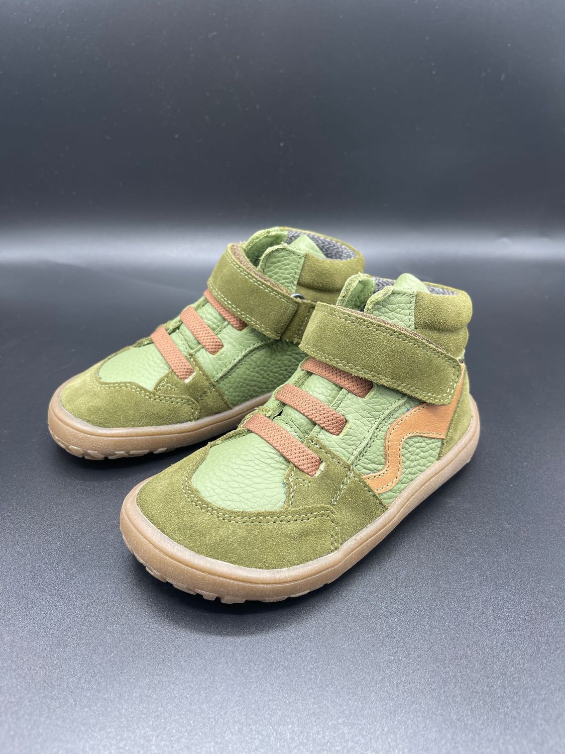 Froddo Barefoot Tex Go Olive Kinder-Barfußschuh mit TEX-Membran - Paaransicht