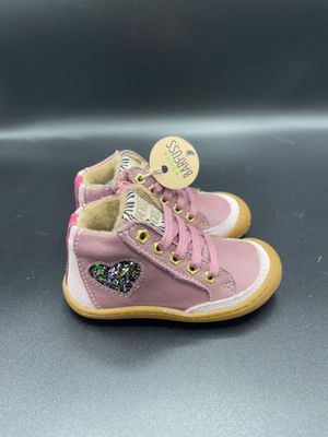 develab | Lauflerner Fleece | old pink develab Old Pink Lauflernschuhe Mädchen Leder