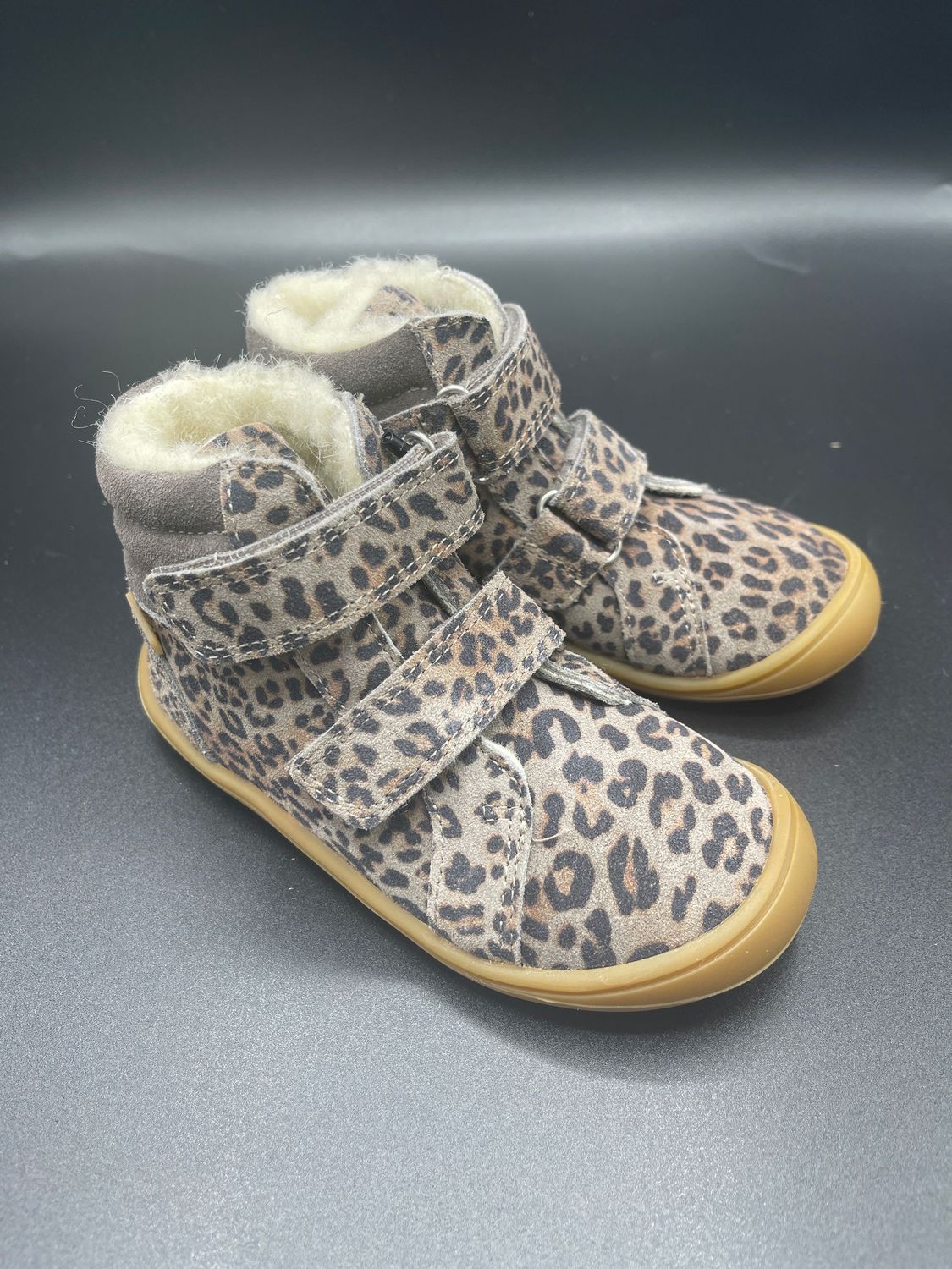 Telyoh Bare Highcut Winter Leo warmer Kinder-Barfußschuh mit Wollfutter