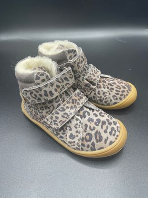 Telyoh Bare Highcut Winter Leo warmer Kinder-Barfußschuh mit Wollfutter