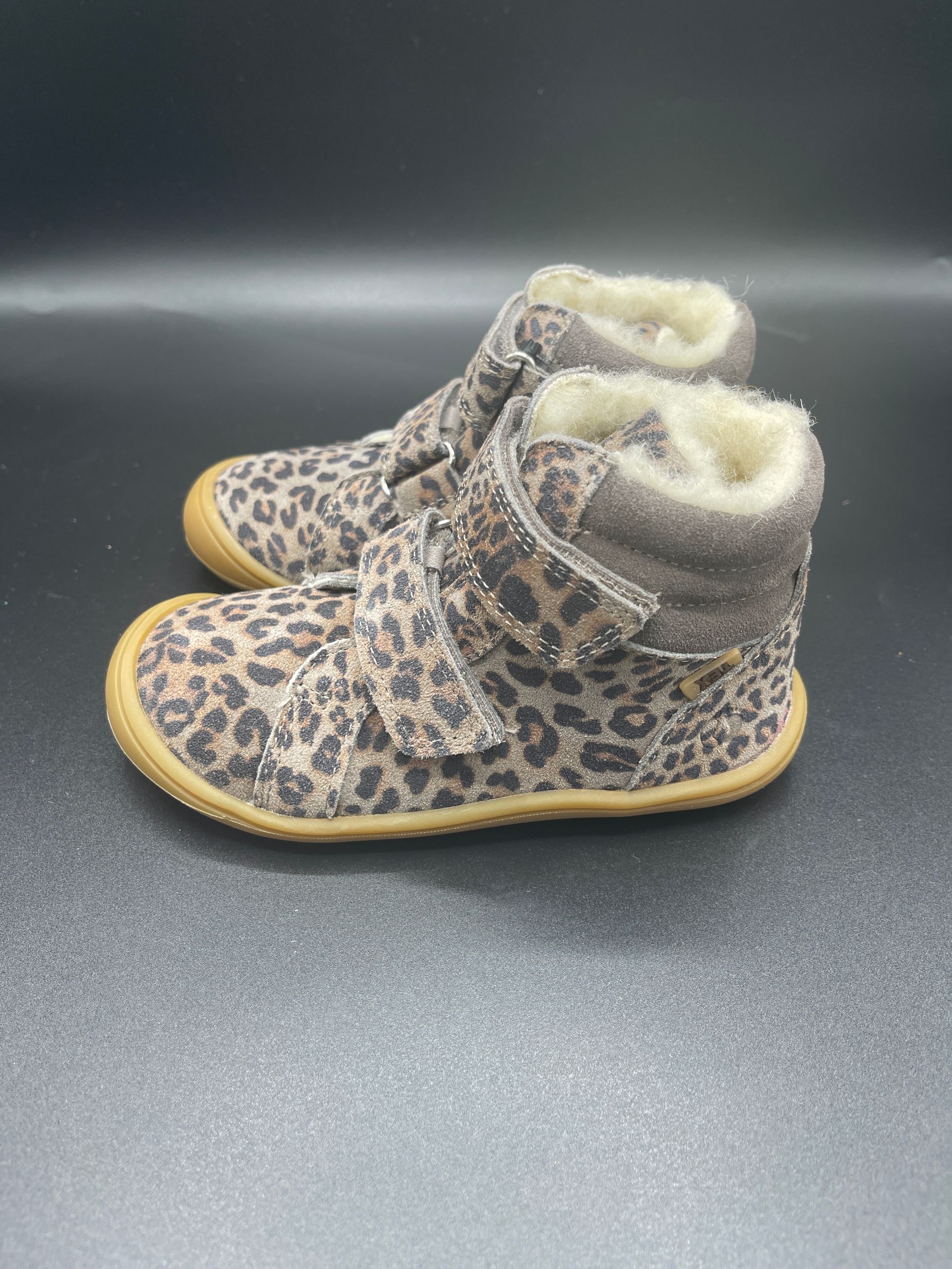 Telyoh Bare Highcut Winter Leo warmer Kinder-Barfußschuh mit Wollfutter