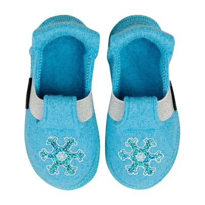 Nanga | Hausschuhe Schurwolle | Snowflake Nanga | Hausschuhe Schurwolle | Snowflake – tuerkis – Barfuß-Hausschuhe