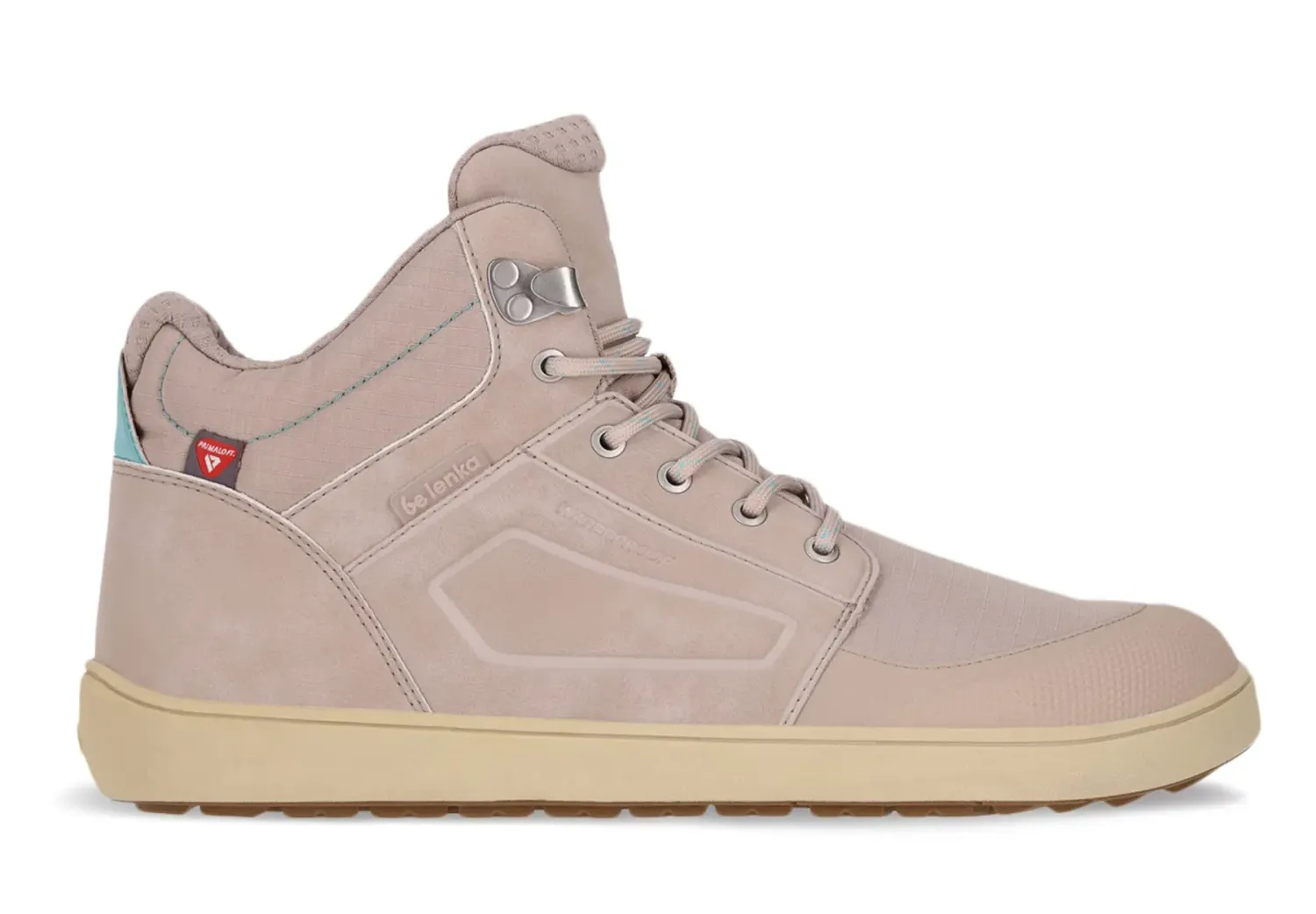 Be Lenka ArcticEdge Beige wasserdichte Barfuß Winterstiefel mit Primaloft und griffiger Wintersohle