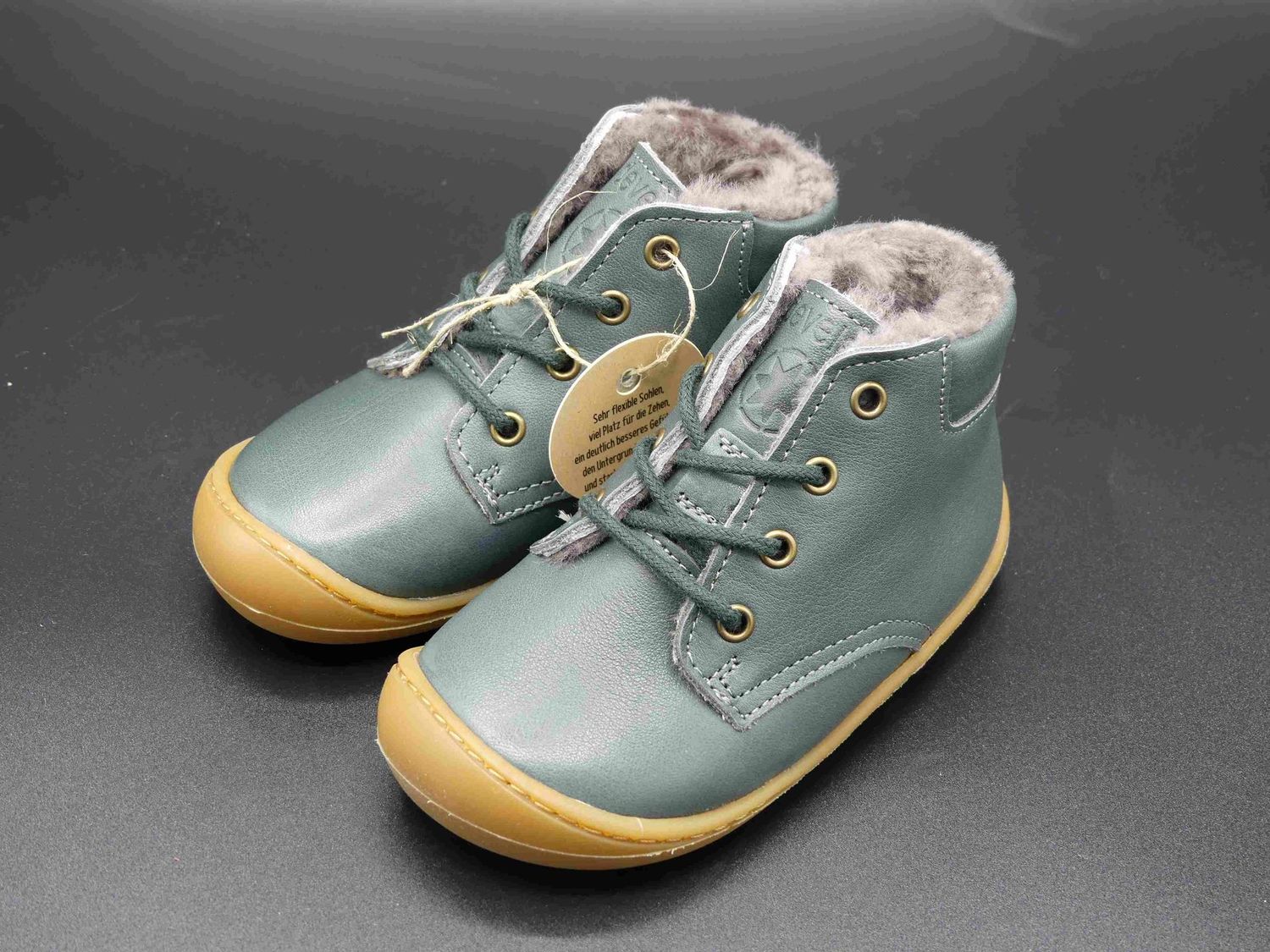 Develab Forest Lauflernschuhe Kinder mit Lammwolle