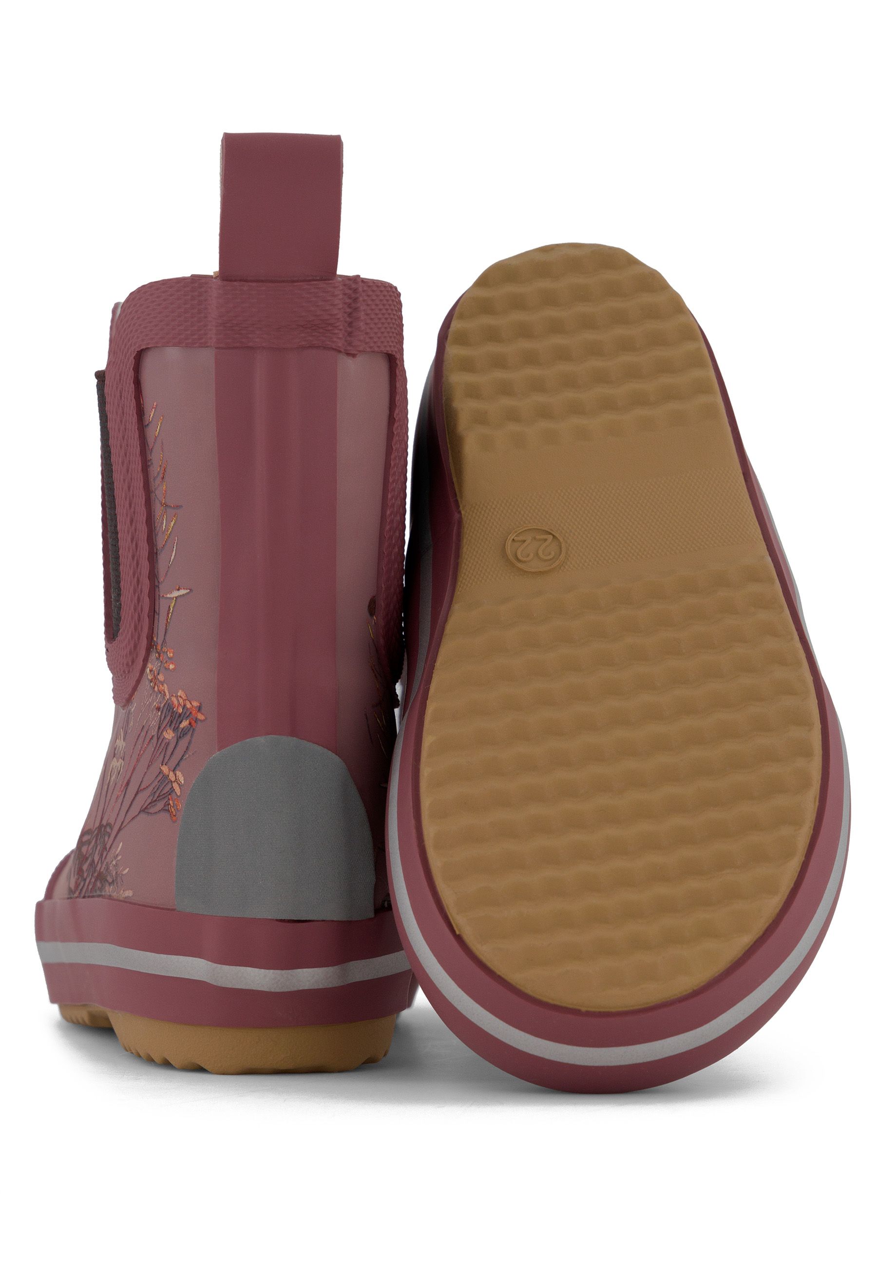 Mikk-Line Short Winter Wellies Rose Brown Gummistiefel für Kleinkinder