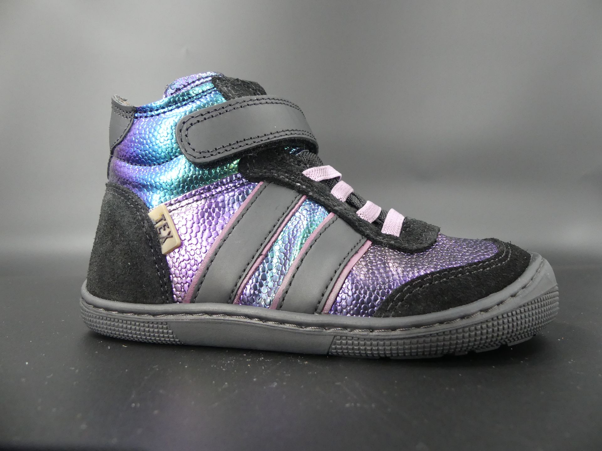 KOEL | Daniel 2.0 WP Felt | purple – schwarz – Barfußsneaker