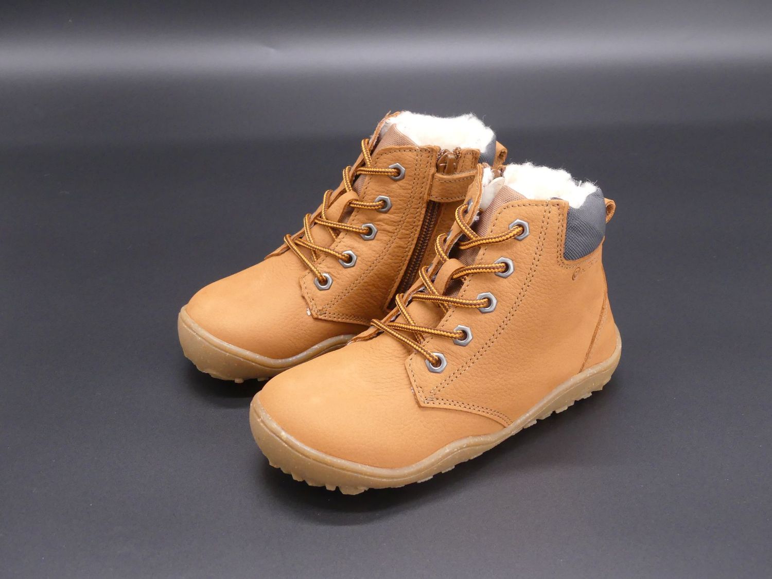 bLIFESTYLE Baribal TEX Haselnuss Winter-Barfußschuhe Kinder