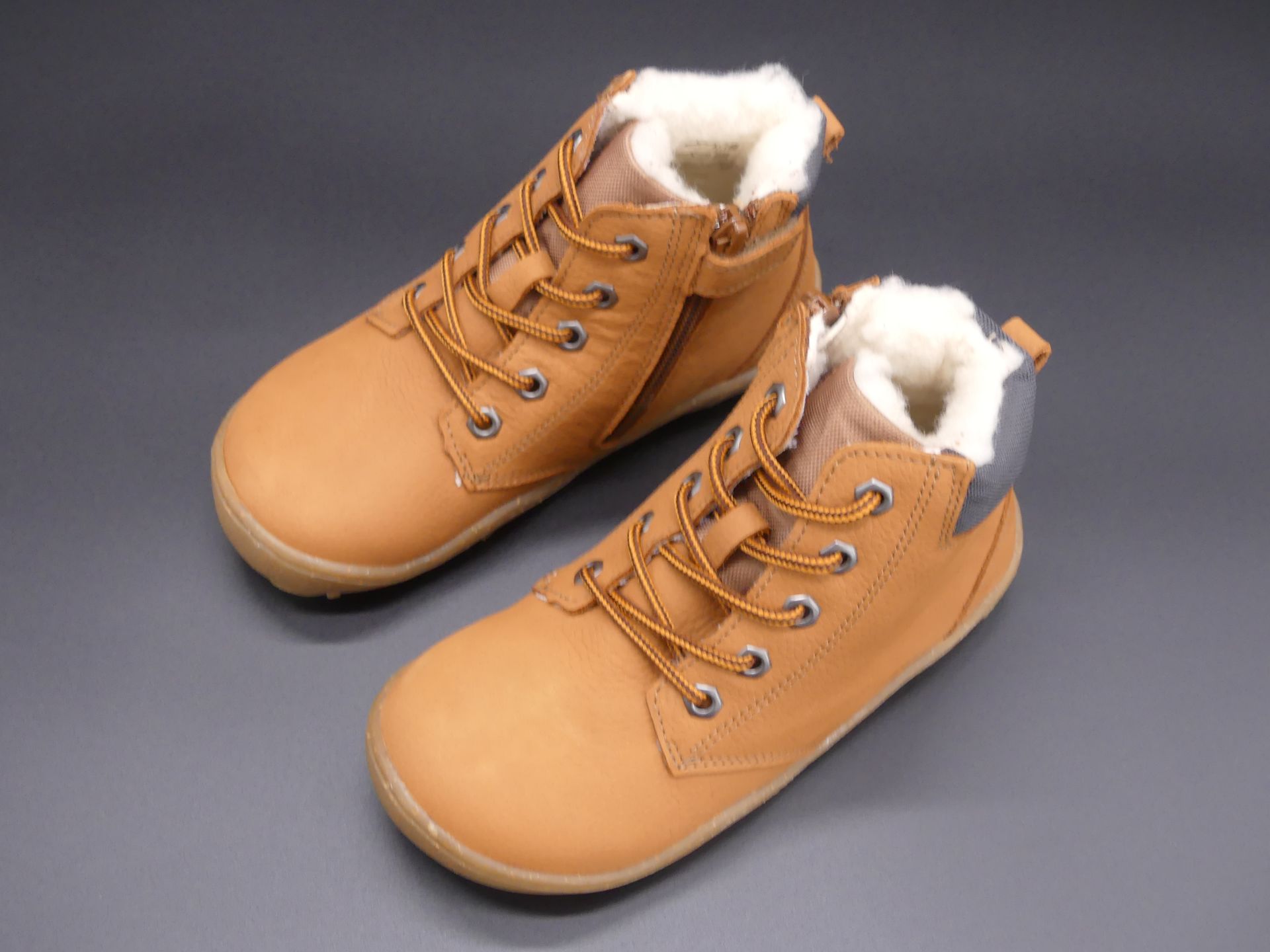 bLIFESTYLE Baribal TEX Haselnuss Winter-Barfußschuhe Kinder