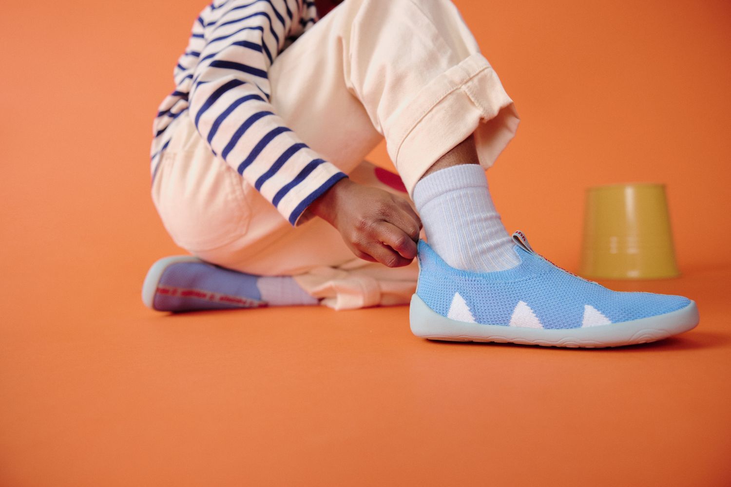 Affenzahn | Hausschuh Knit flinky | Hai