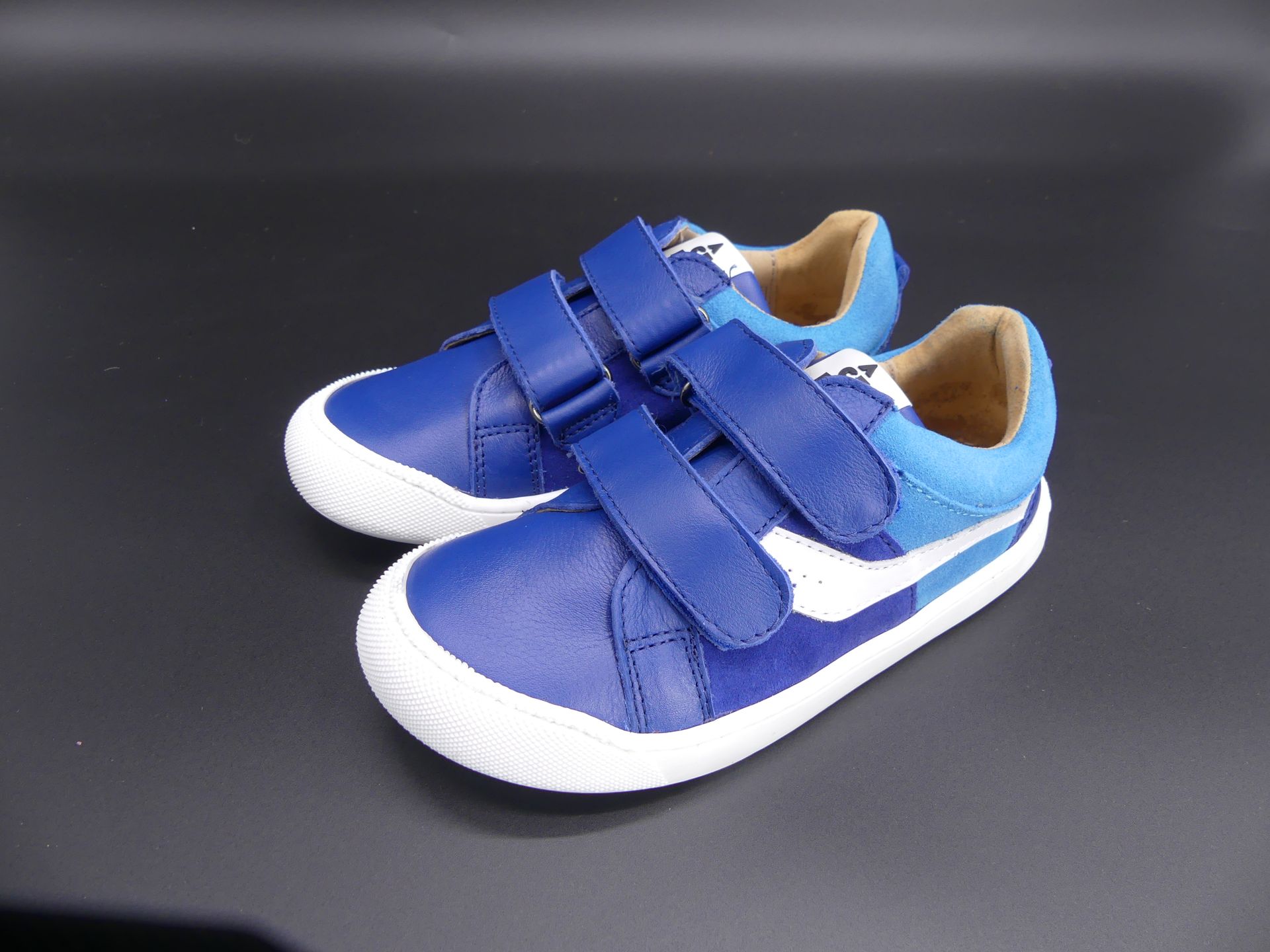Acebos Cobalto Blue Barfußschuhe Jungen in kräftigem Blau