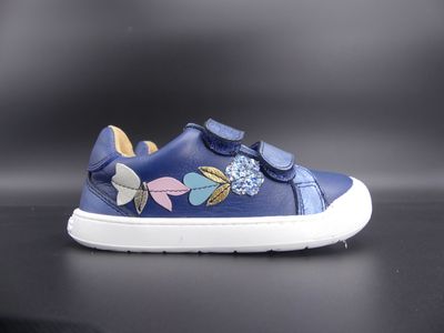 acebos | Barfußsneaker | marino Acebos Barfußsneaker für Kinder in Dunkelblau mit Glitzerelementen und Klettverschluss – Modell Mar…