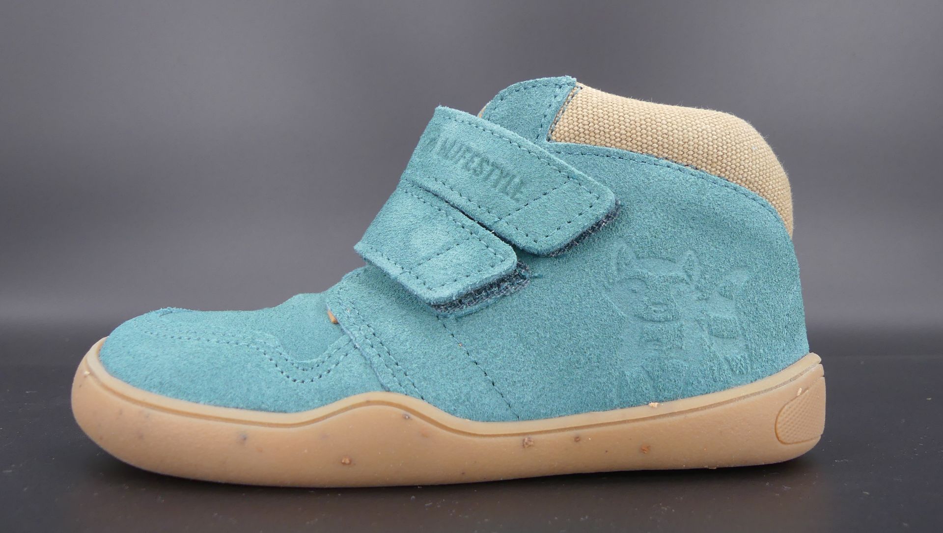 bLifestyle WaschbärStyle Petrol Kinder-Barfußschuh
