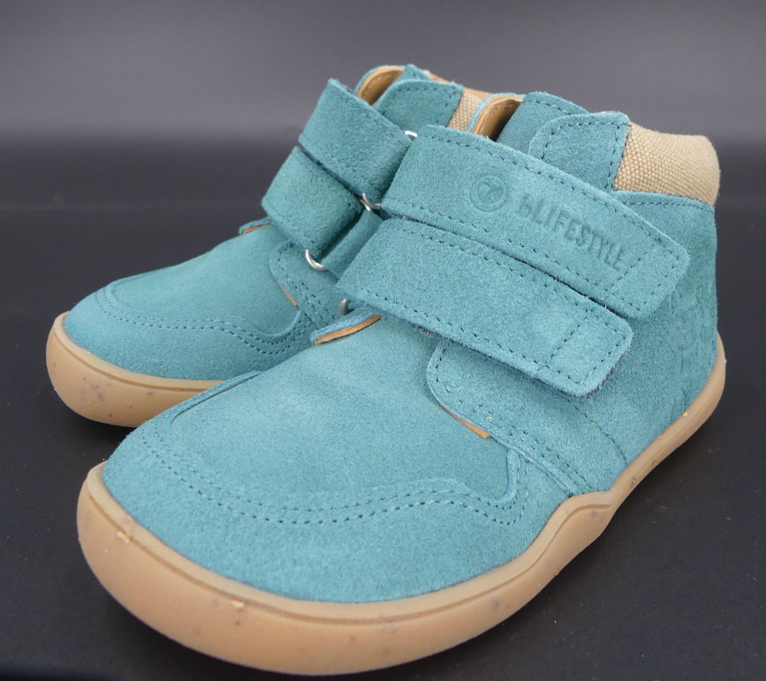 bLifestyle WaschbärStyle Petrol Kinder-Barfußschuh