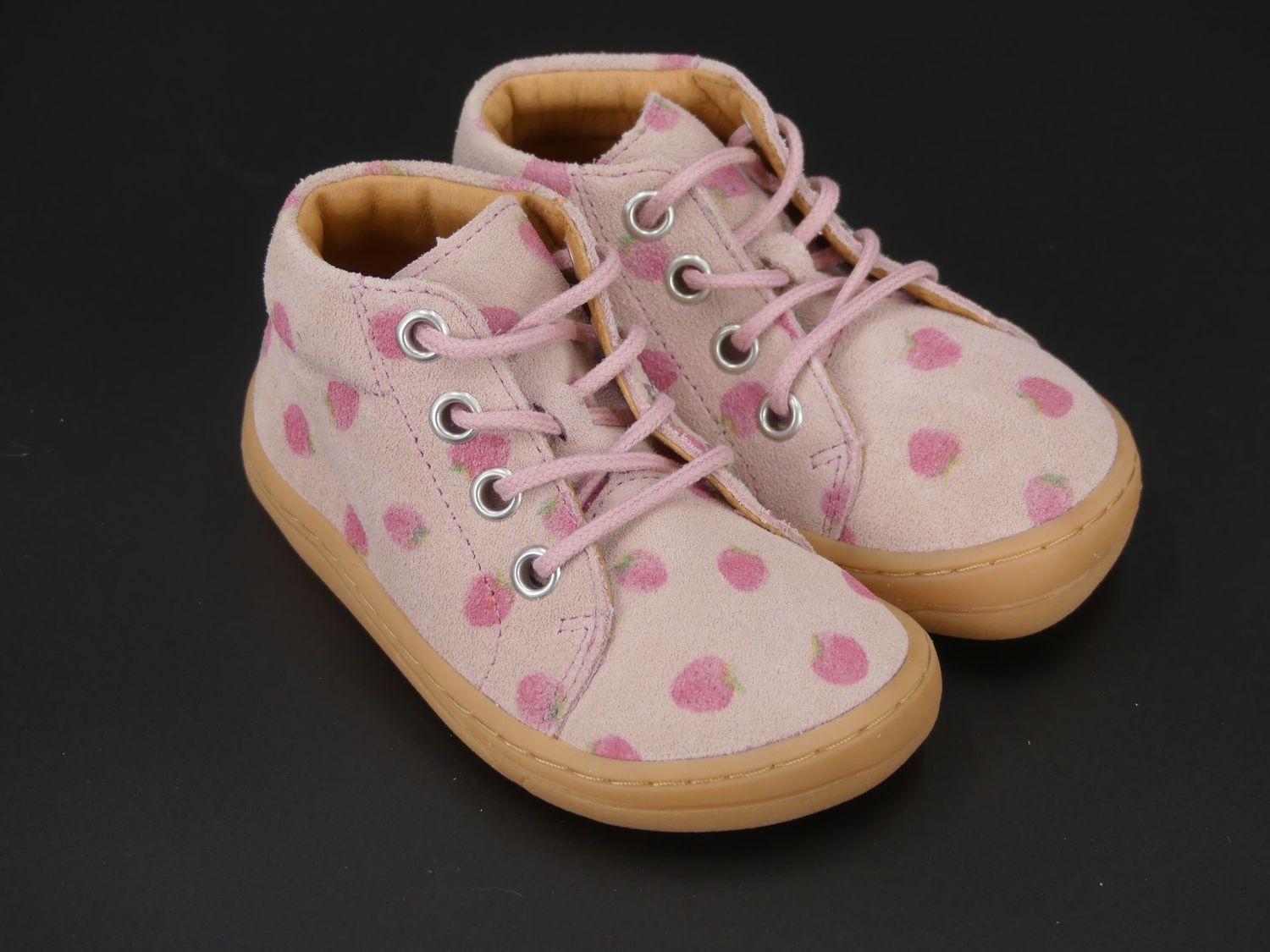 Froddo First Steps Barfußschuhe Kinder Erdbeerprint Paaransicht