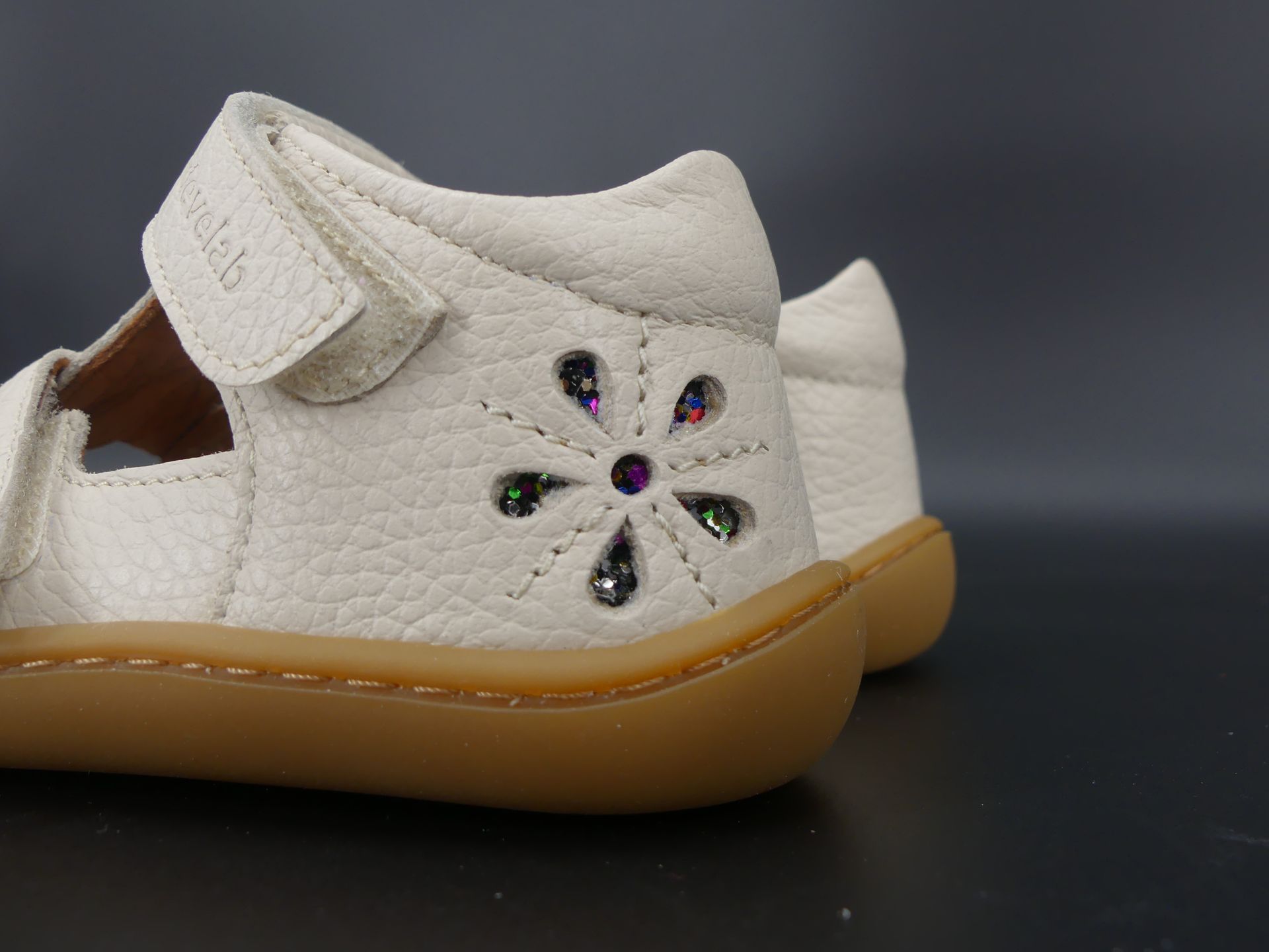 develab | First Step Sandal | beige nappa