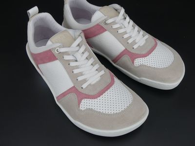 Develab Damen Barfußsneaker Pink Fantasy – Vorderansicht schräg seitlich