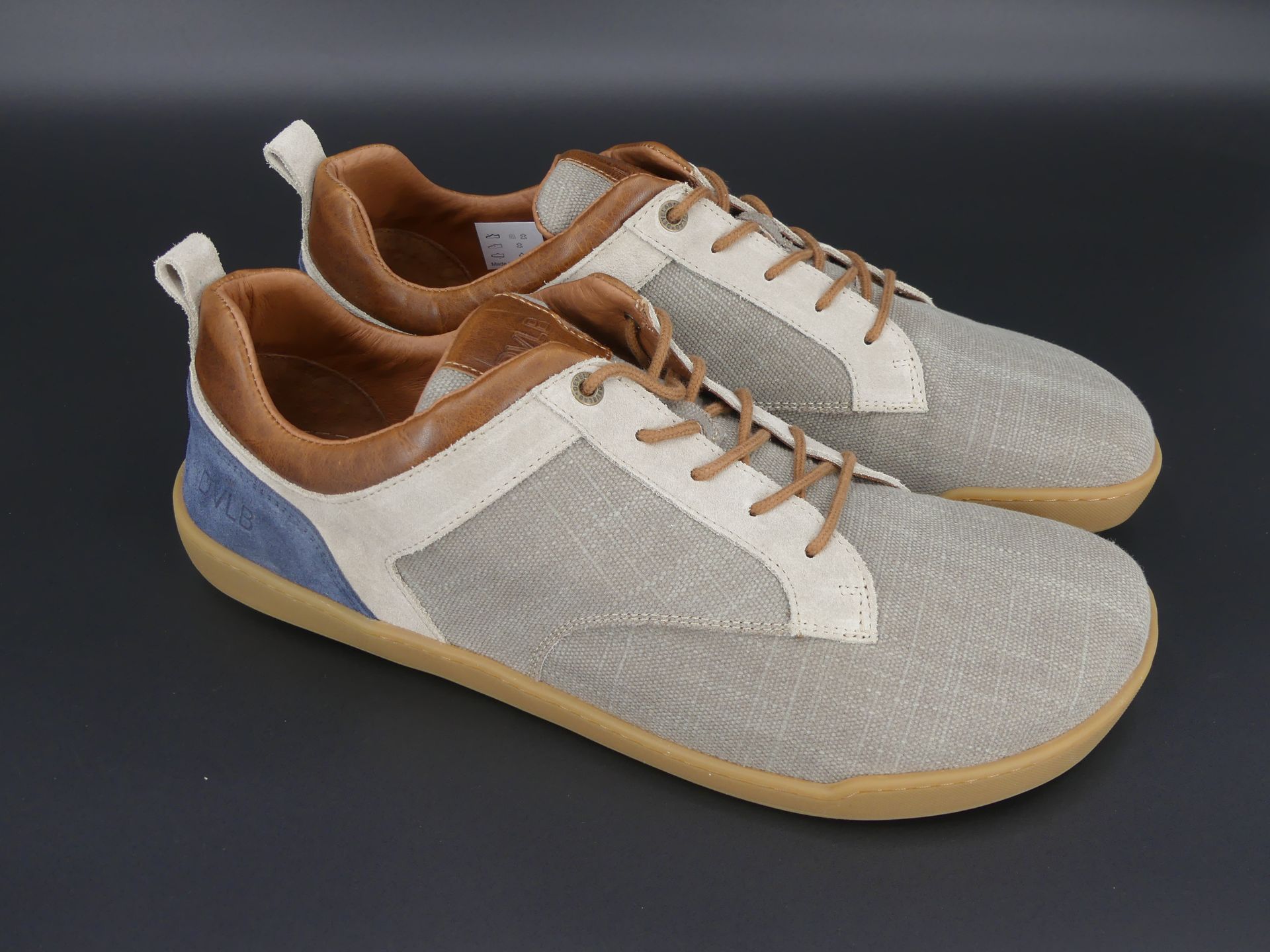 Develab Brown Combi Barfußsneaker Herren Beige Braun