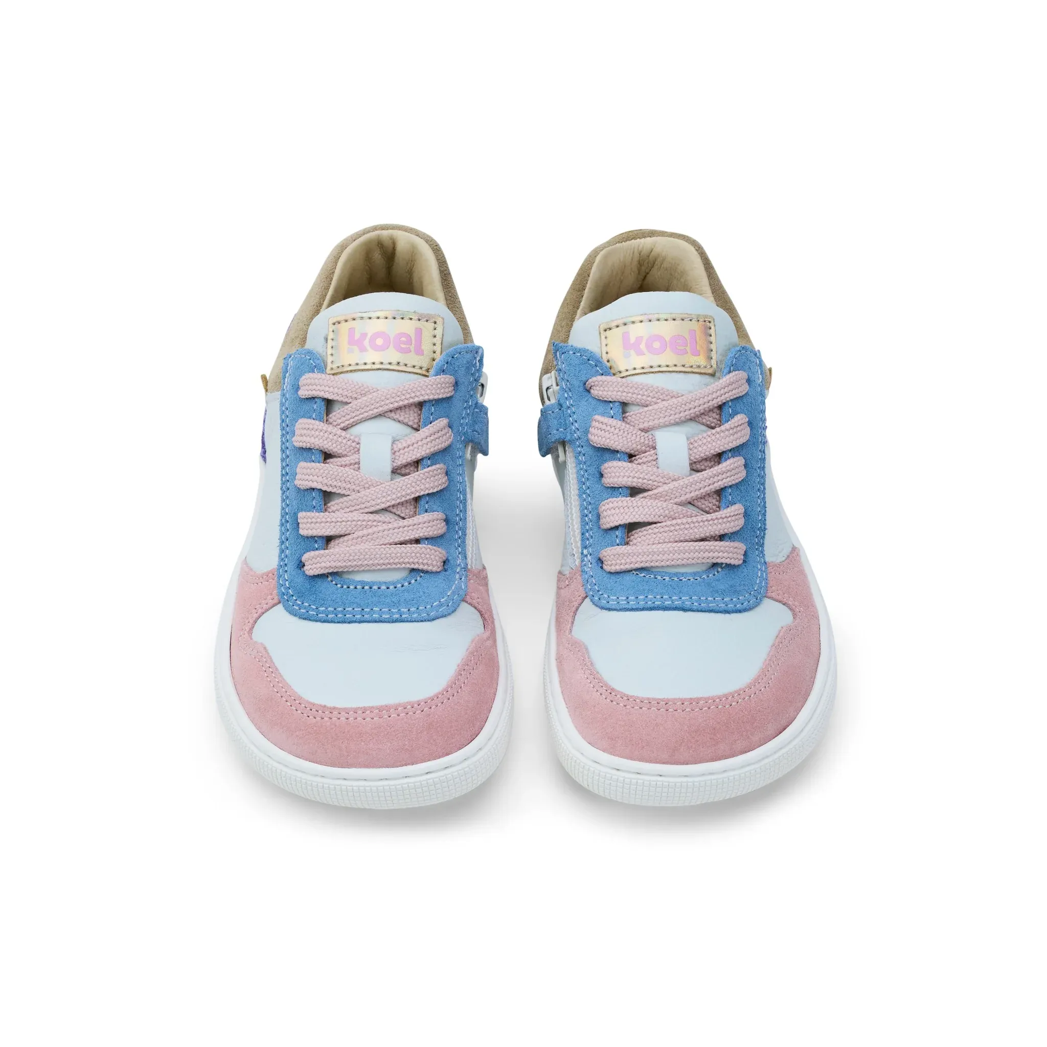 KOEL Date Suede – Verspielter Barfußsneaker in Pastell