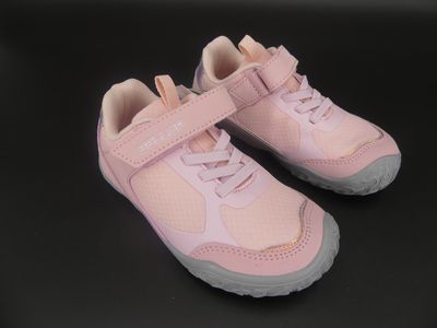 Ballop Evoluti – flexibler Barfußschuh Rose für Alltag & Bewegung Ballop Evoluti Rosa Barfußschuhe Kinder Sport für Mädchen mit Klett und nicht abfärbender Sohle