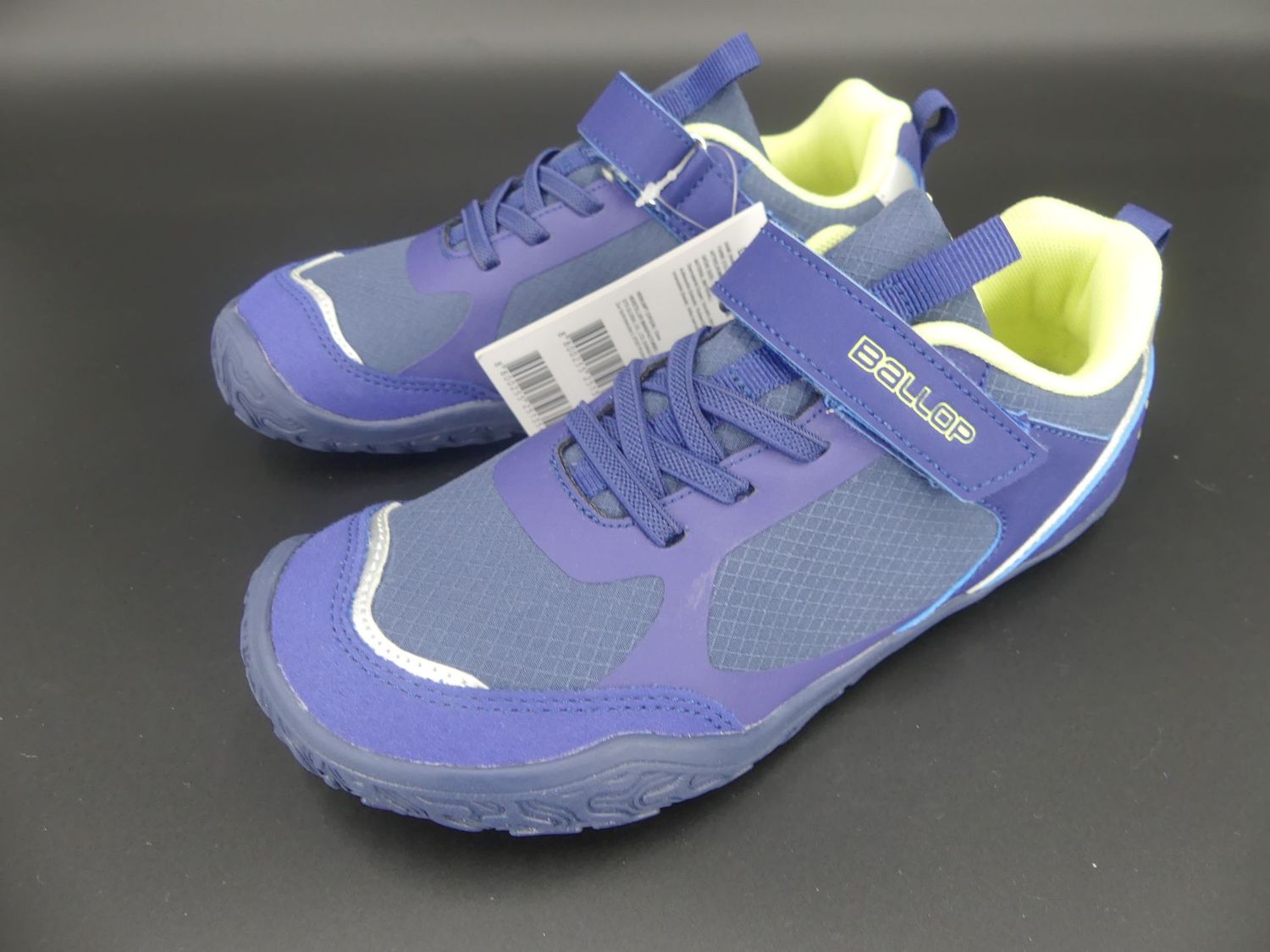 Ballop Evoluti Blau Kinder Sportschuhe mit nicht abfärbender Sohle für Schulsport und Training