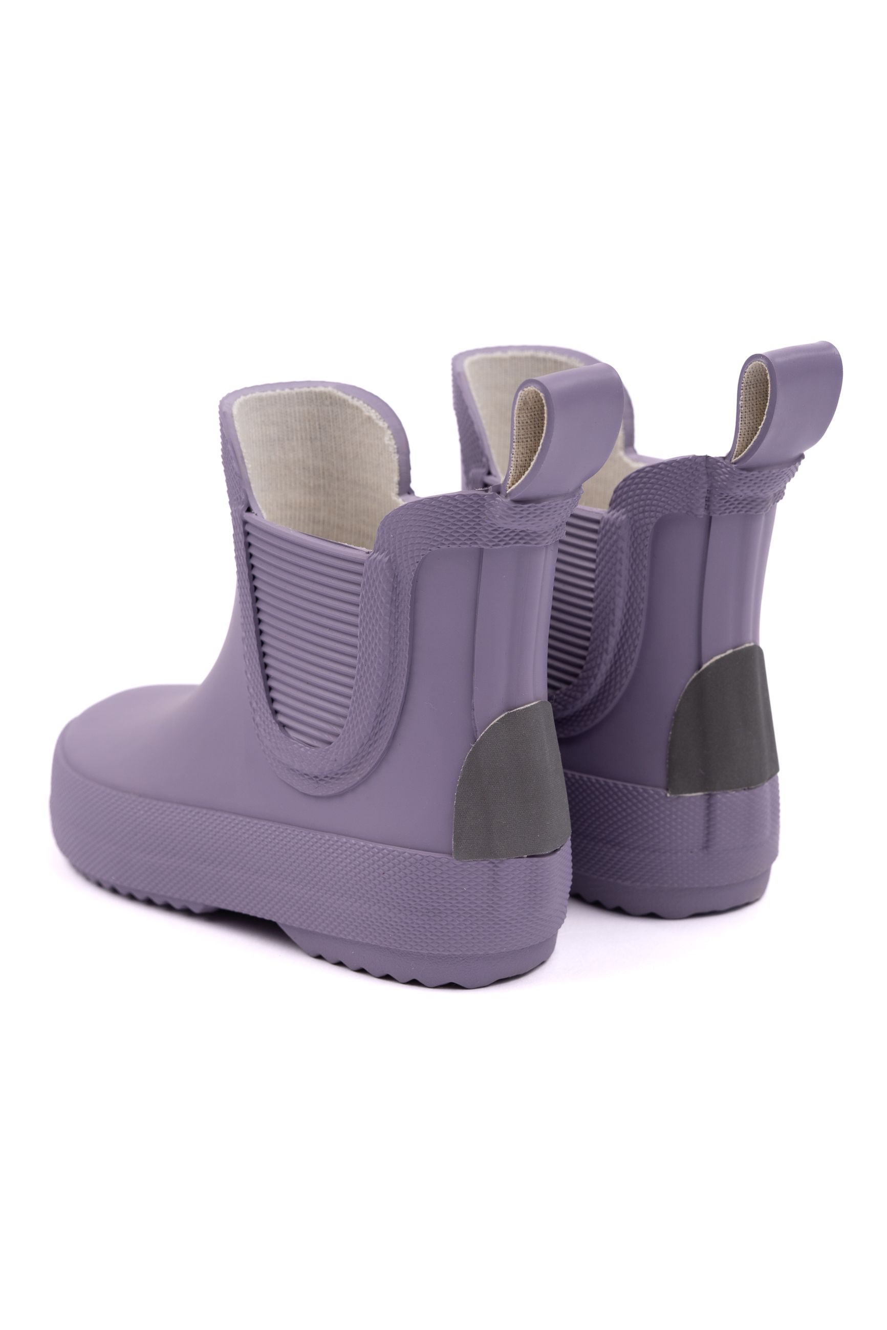 mikk-line Gummistiefel kurz in dusk – knöchelhoher Regenstiefel in dezentem lila