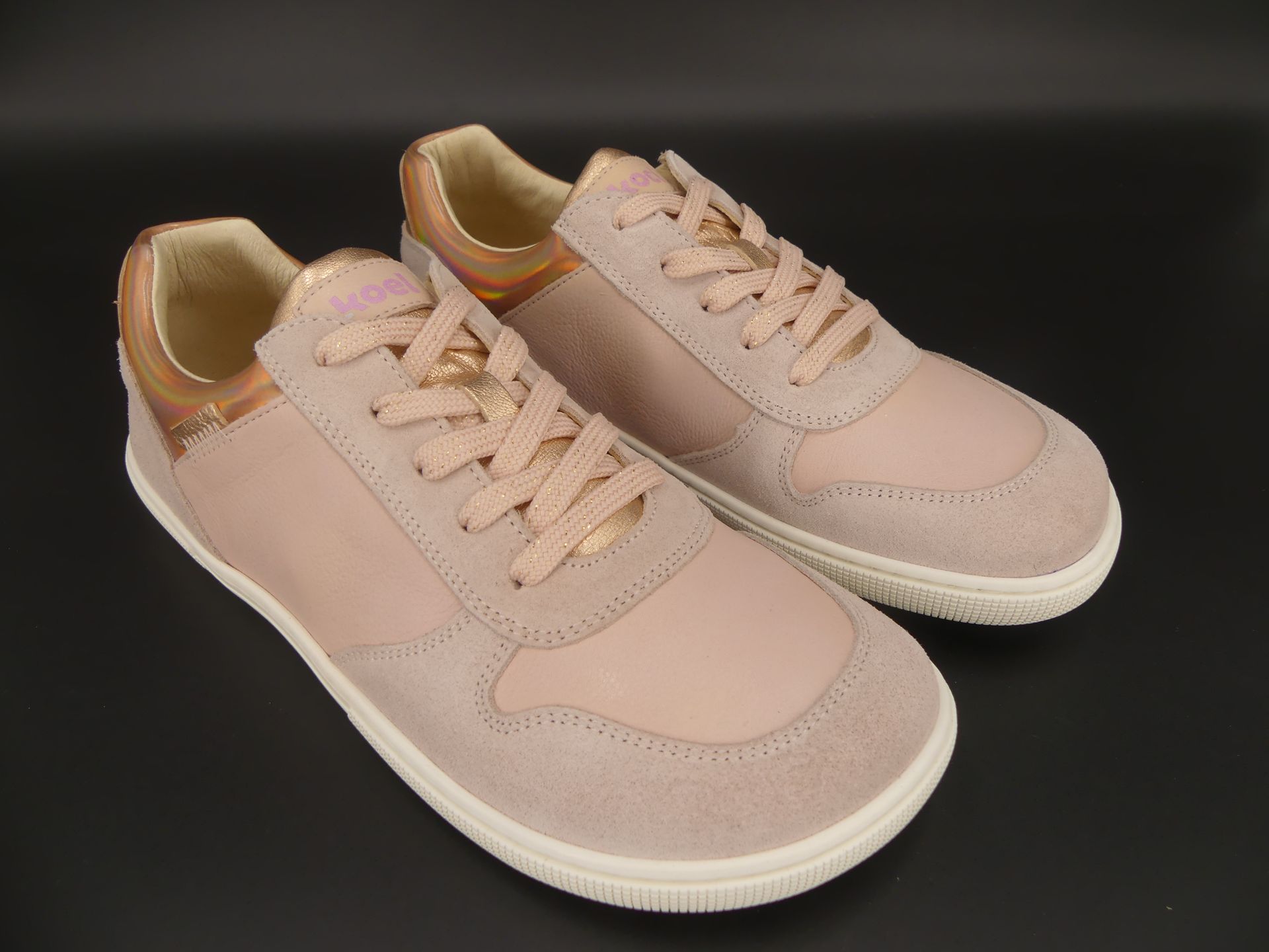 KOEL FRANCIE Nude-Rosé Barfußsneaker Damen