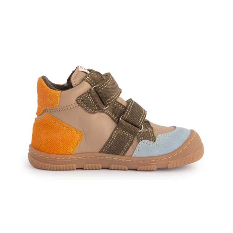 Koel | Kali Suede | extra wide | Taupe | Midcut Barfußschuh