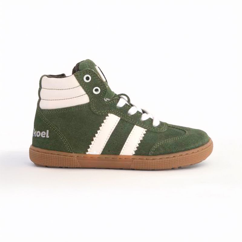 KOEL Drew Merino Khaki Barfußschuh schmal bis mittelbreit