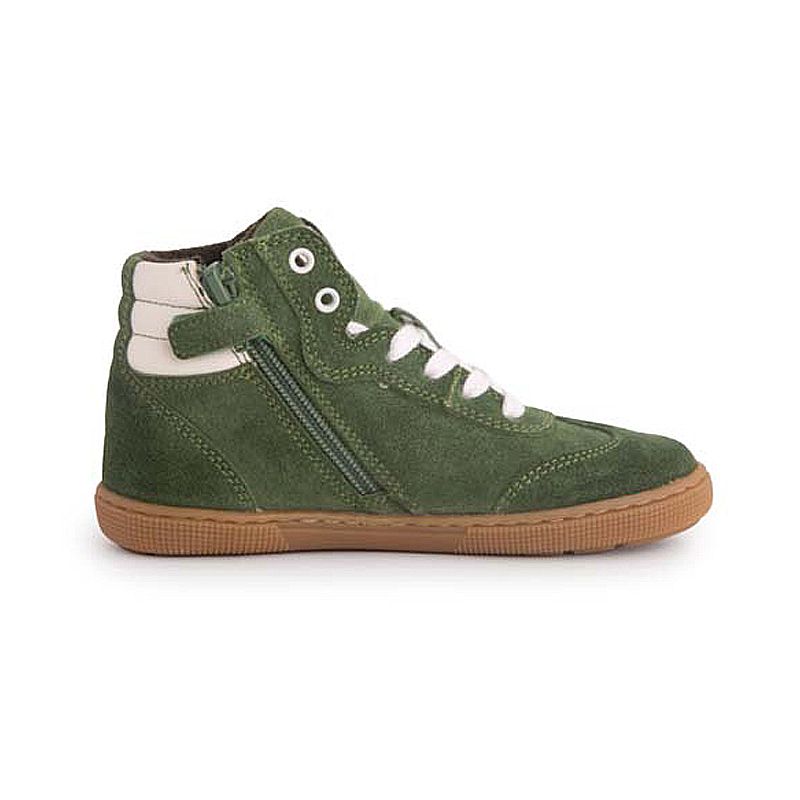 KOEL | Drew Merino | khaki | High Sneaker mit Reißverschluss