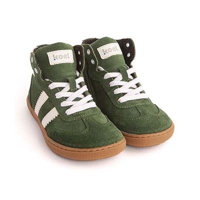 KOEL | Drew Merino | khaki | High Sneaker mit Reißverschluss