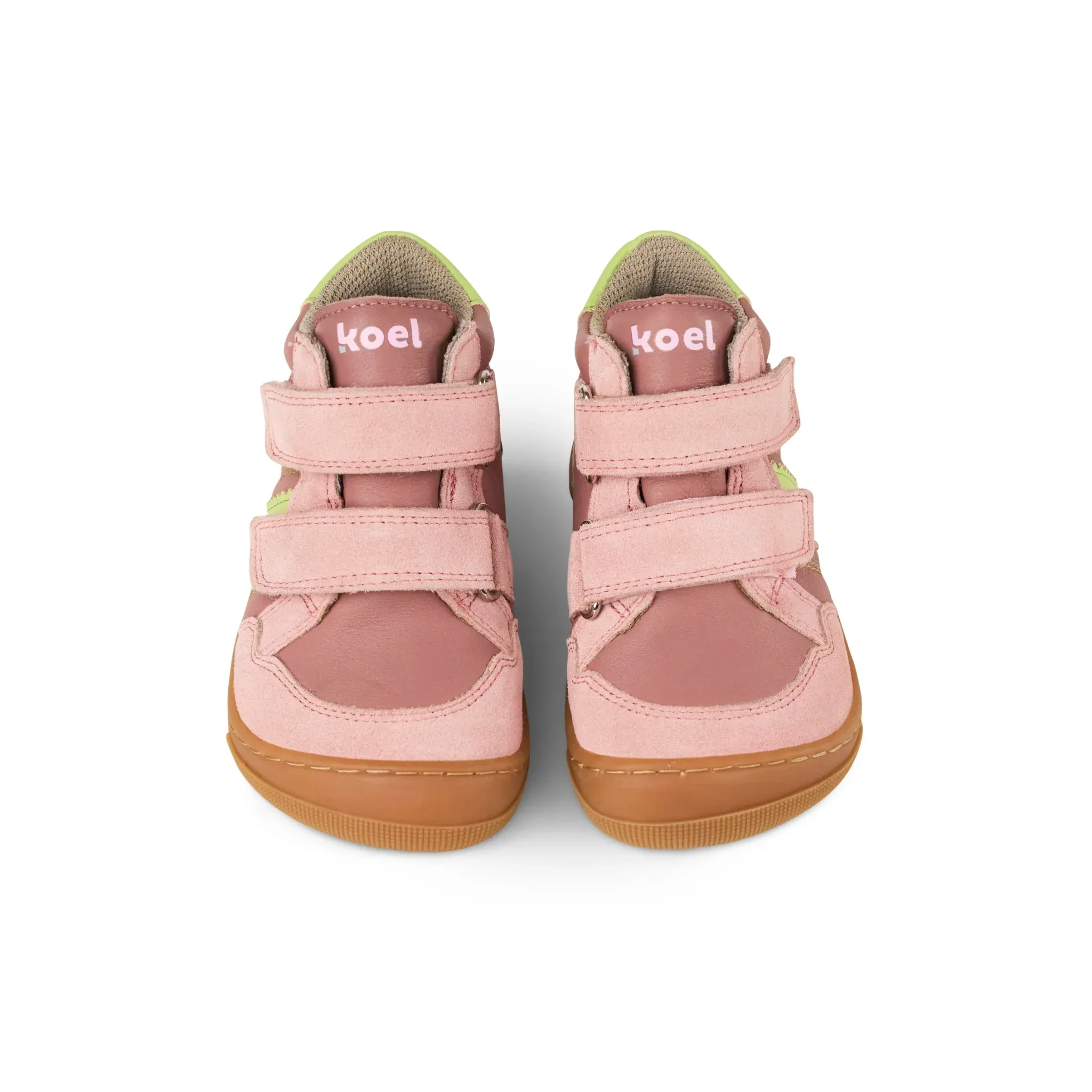 KOEL Kabriel W Cotton 3.0 Old Pink Kinder Barfußschuh Vorderansicht