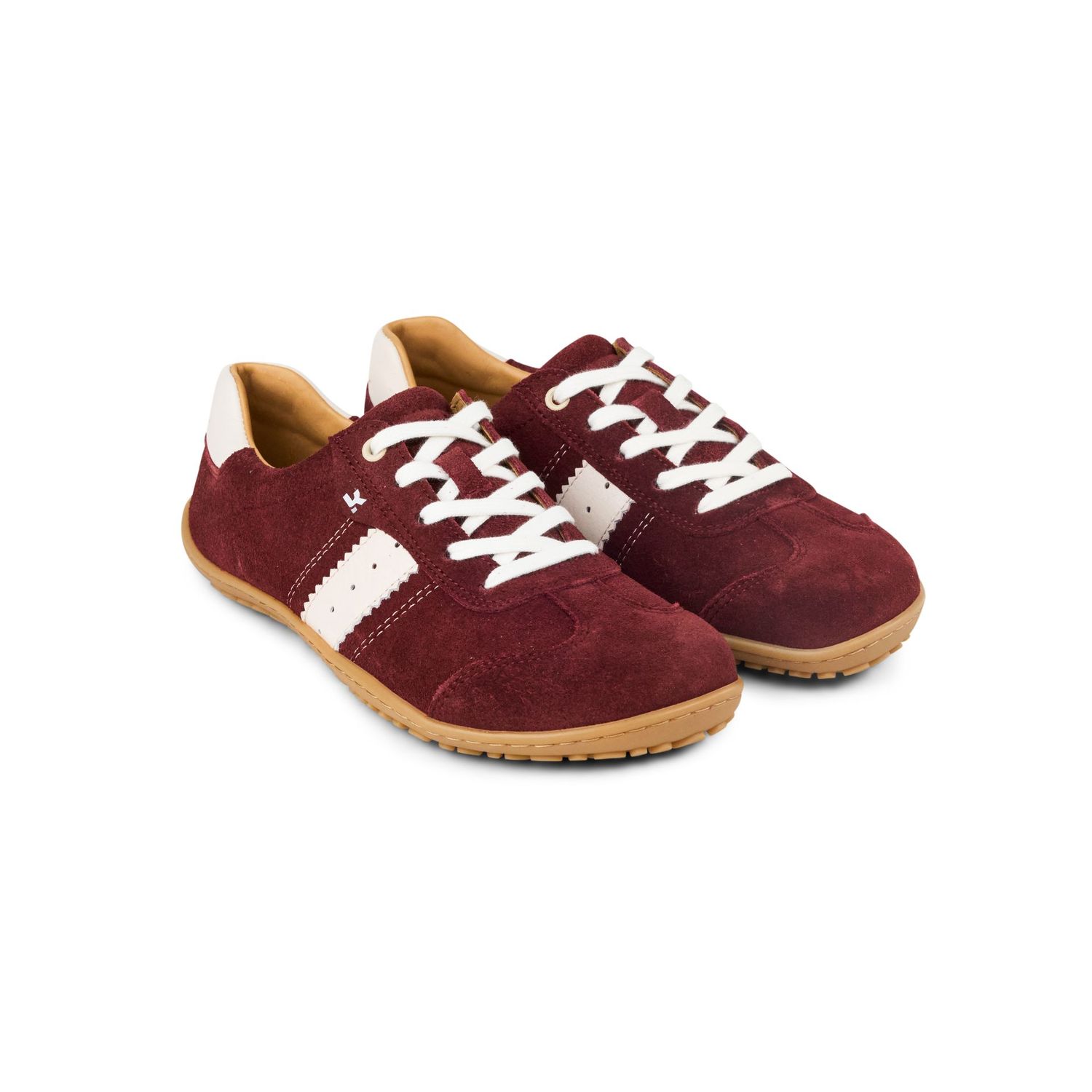KOEL ILA 3.0 Damen Barfußsneaker Bordeaux Veloursleder Sneaker Paaransicht