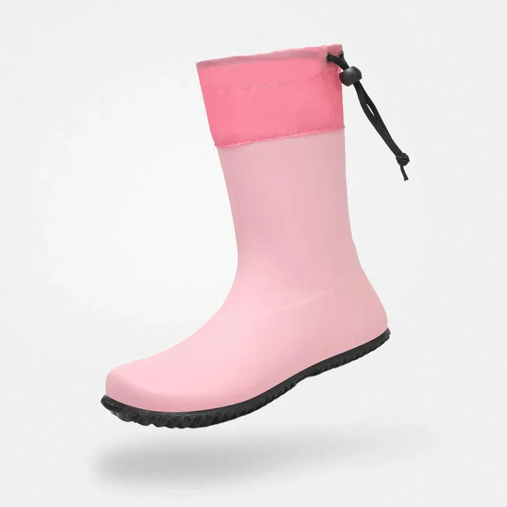 Saguaro Brisk I Kids Barfuß-Regenstiefel Pink