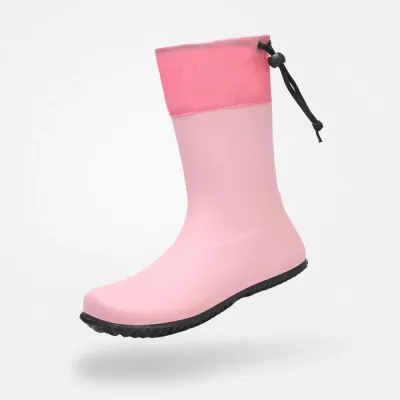 Saguaro Brisk I Kids Barfuß-Regenstiefel Pink