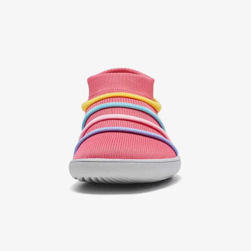 Saguaro Agile II Watermelon Pink Hausschuhe Kinder für Kita Schule Zuhause und breite Füße