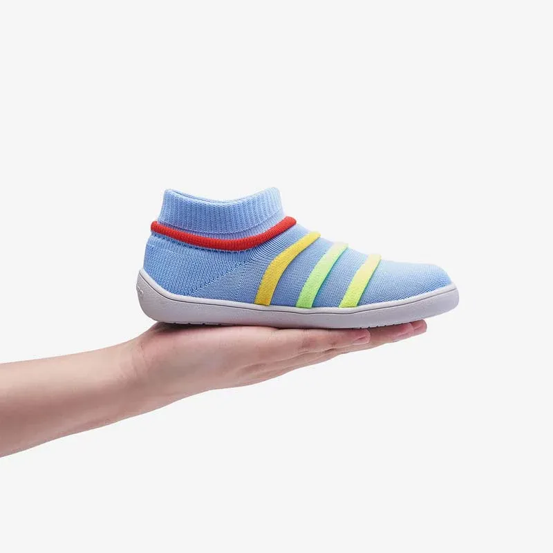 Saguaro Agile II Blue Kinder Sockenschuhe Barfuß-Hausschuhe für Kita Schule und Zuhause