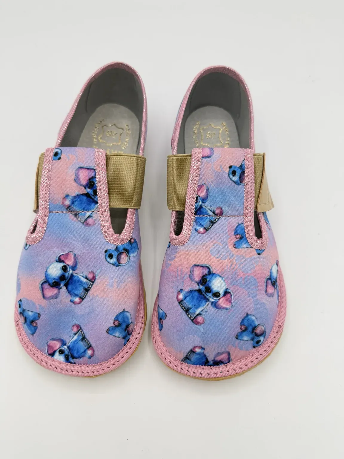 RAYVE Elastic Blue Dog Barfuß Hausschuhe Kinder rosa blau Mädchen
