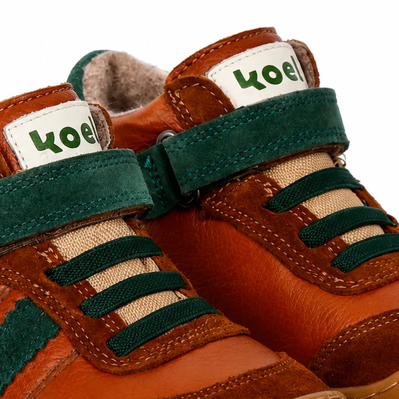 KOEL Daniel 3.0 Cognac | Warme Barfußschuhe Kinder