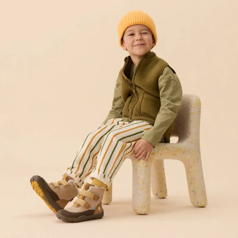 Affenzahn Winty Tiger Winter Barfußschuhe Jungen mit Wollfutter