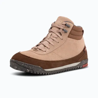 Xero Shoes Damen Barfuß-Wanderstiefel Ridgeway Suede Pink Sand für Outdoor