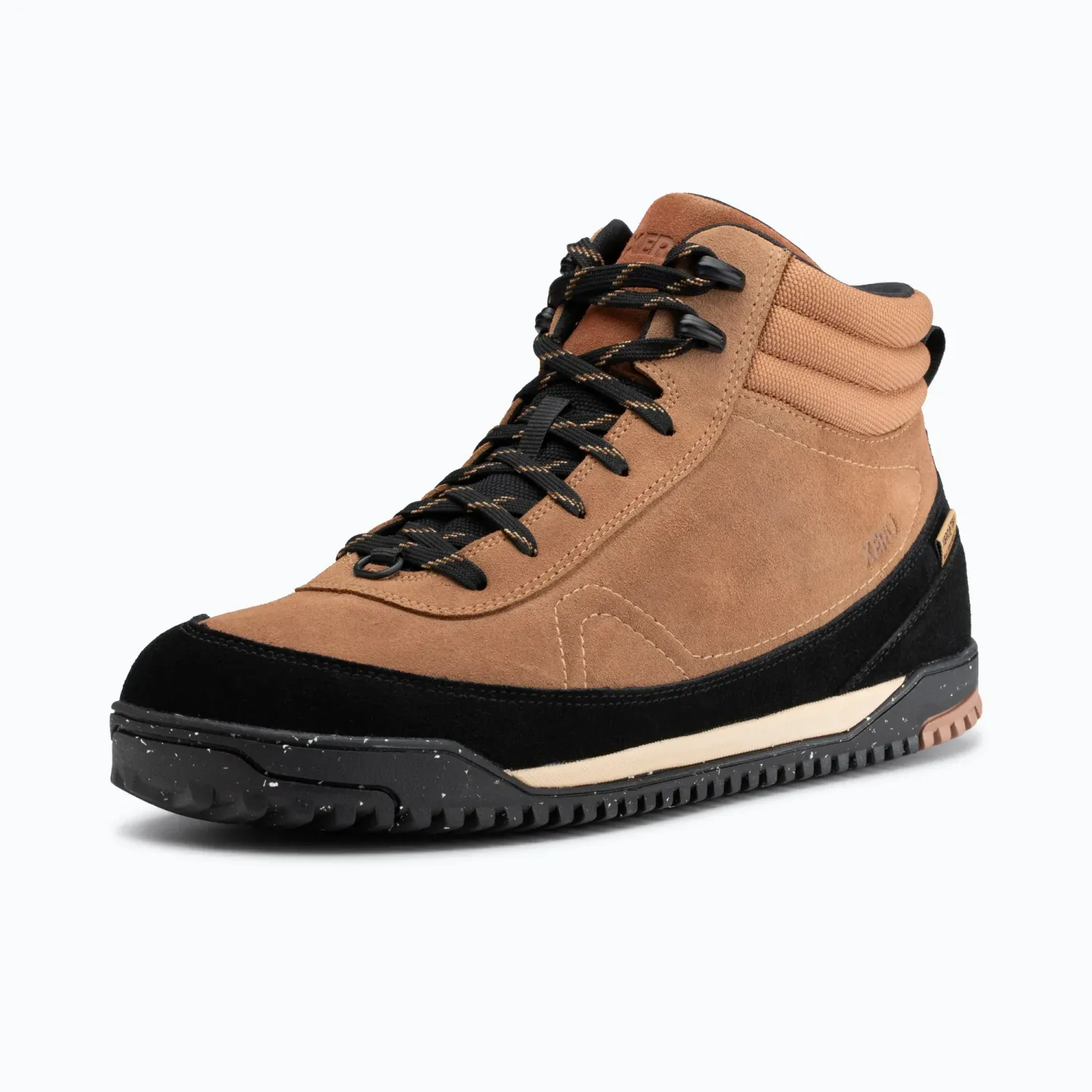 Xero Shoes Ridgeway Suede Herren wasserdichter Barfuß-Wanderstiefel Dark Irish Cream