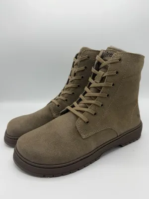 KOEL Galyon Wool | Taupe KOEL Galyon Wool Taupe – warme Barfuß-Winterstiefel für Damen