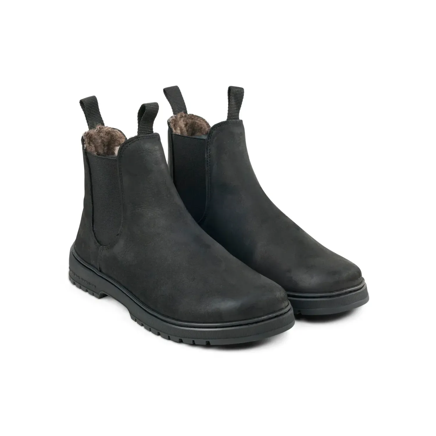 KOEL Gavien Hydro Wool Schwarz – warme Barfuß-Chelsea-Boots für Damen