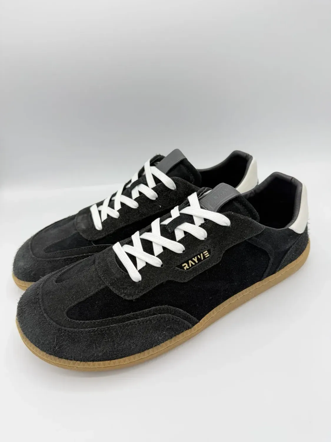 RAYVE Rio Black Caramel Barfußschuhe Unisex schwarz mit flexibler Caramel Sohle