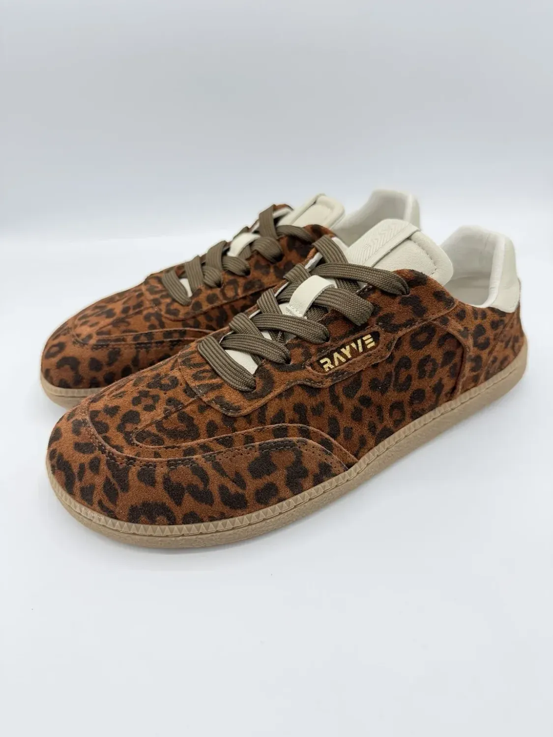 RAYVE Rio Leo Barfußschuhe Unisex mit Leopardenmuster in Braun