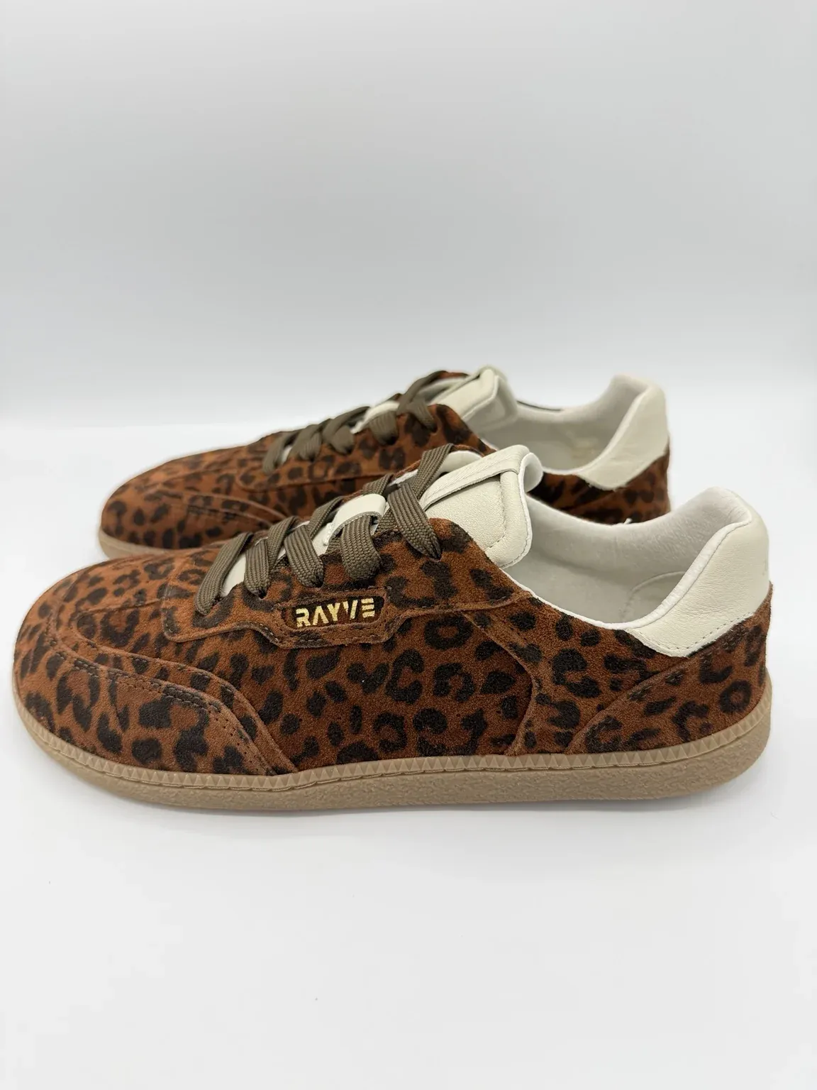 RAYVE Rio Leo Barfußschuhe Unisex mit Leopardenmuster in Braun
